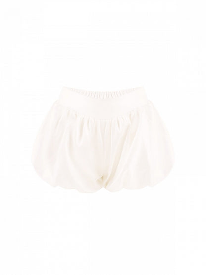 White Bubble Shorts - serendipity