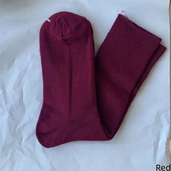 Socks Colors Cute Solid-Color Cotton 10 JK