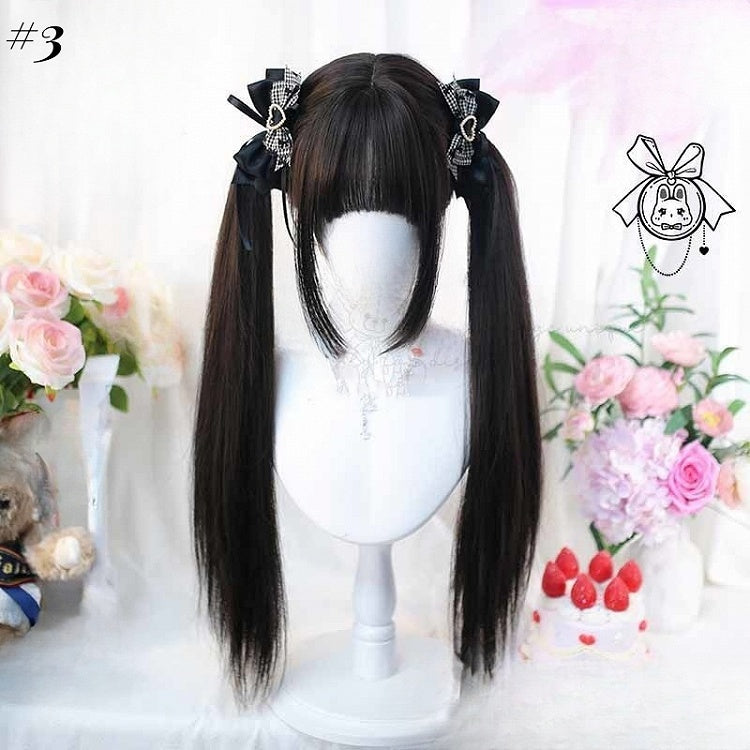 Unterbrustlange synthetische Perücke