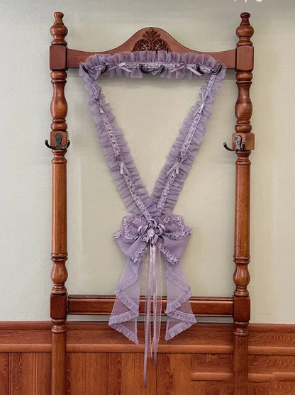 ブラックパープルリボン / レッドベージュ