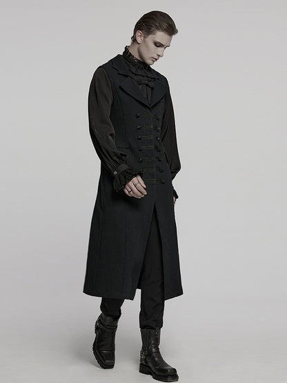 Night Dark Vest Men's Vampire Black