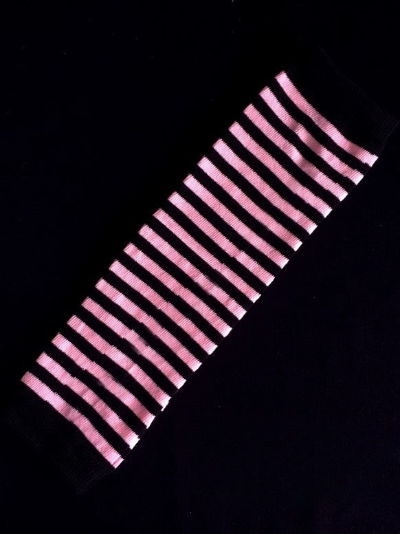 Color – Striped Options Y2K Fingerless Warmers 6 Arm