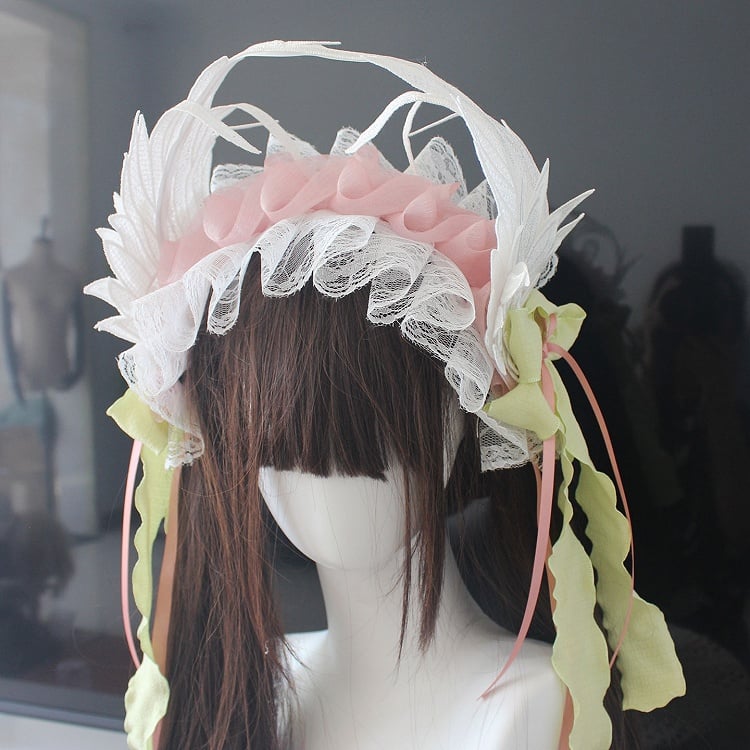 Bowknot Ruffled 5 Wing Options Details Haircband Design Color