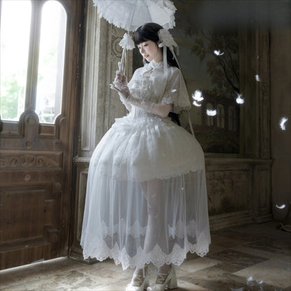 Airfreeing – Unnamed Snow Series Lolita JSK / Cape / Tulle Set