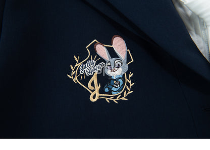 ズートピア ジュディ ダークブルー プレッピー ルーズ ブレザー