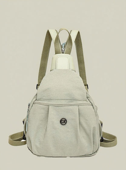 Backpack Bag Canvas Shoulder Casual Colors Travel 5