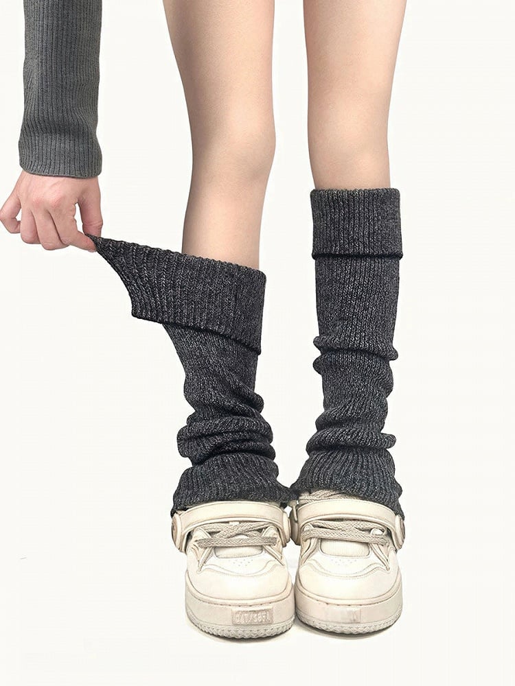 Leg Warmers (3 Colors) Knit Ribbed