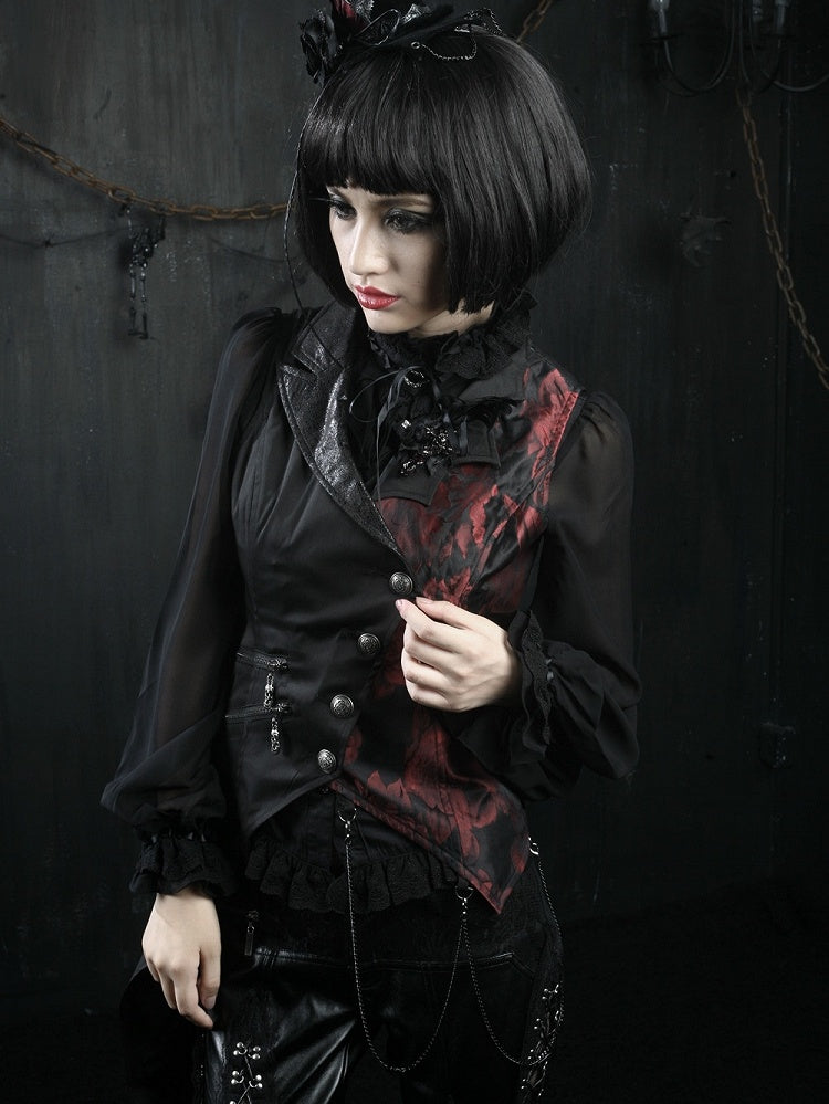 Black Gothic Vest