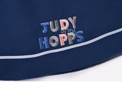 Zootopia Judy Navy Blue Fake Two-piece Preppy Style Dress with Free Waist Bag