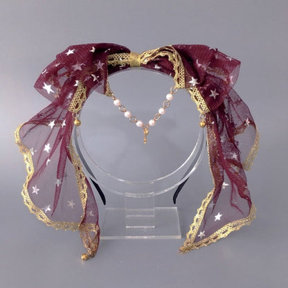 Perlenkette mit Sternmuster KC