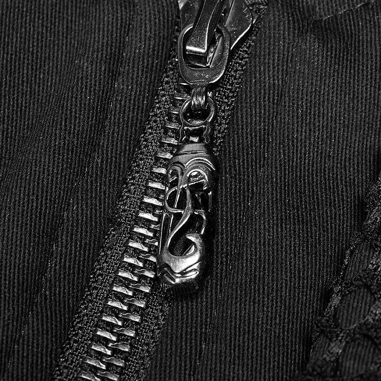 Punk Hot Long Sleeved Glue Red Men's Windbreaker Personalized