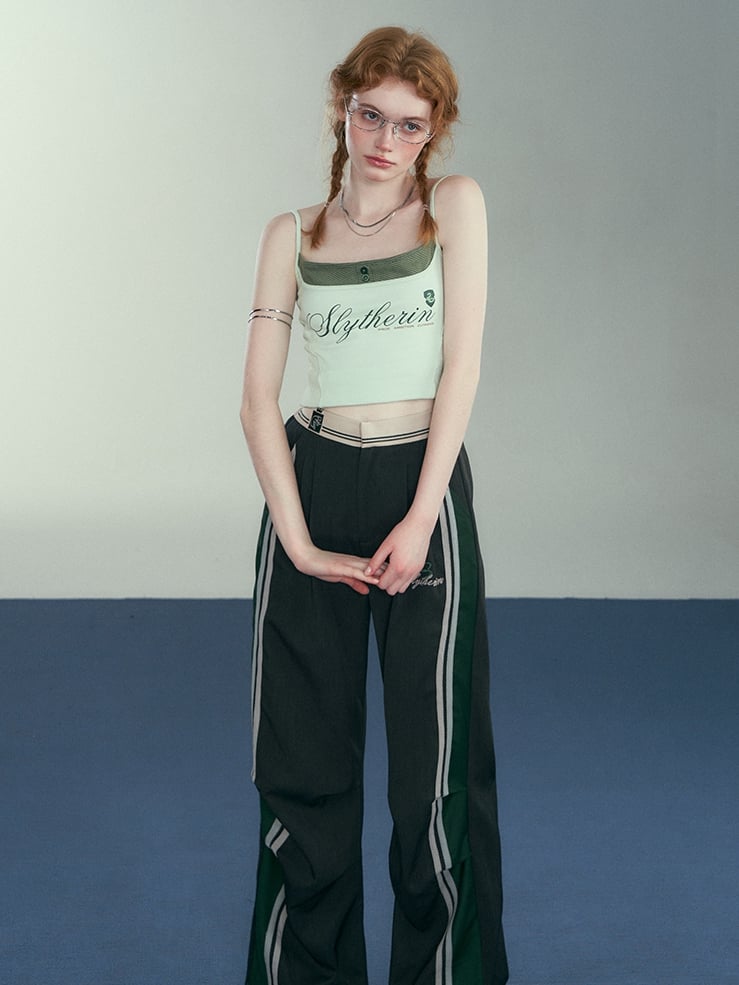 Cami Top Light Green Preppy Harry Potter KYOUKO