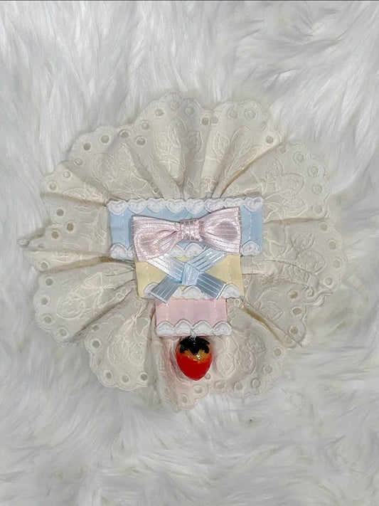 Strawberry Lolita Charm with Badge Sweet