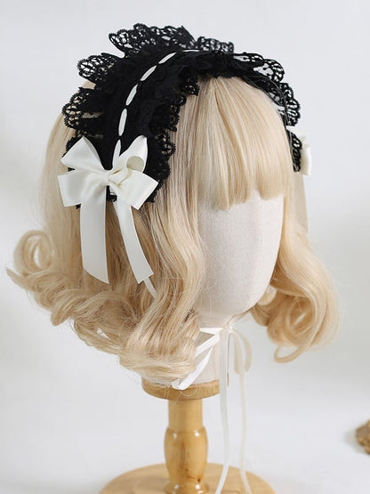 Lolita 5 Hairband Colors Bowknot Cute Lace