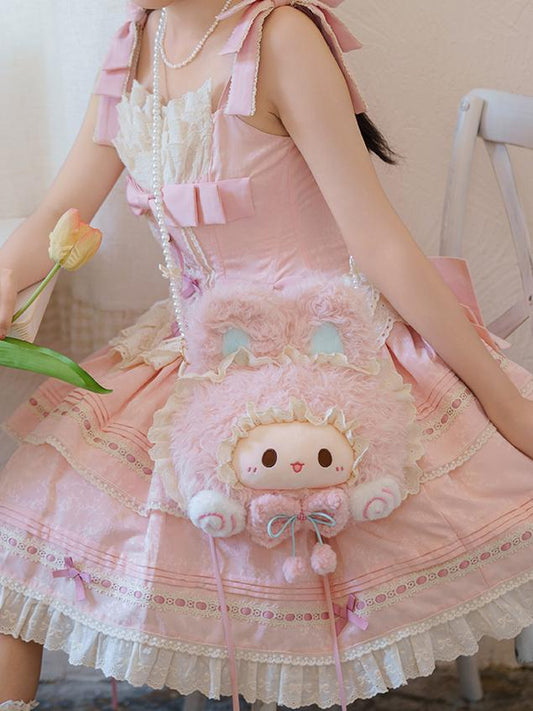 Bunny Plush Pink Kawaii Bag Crossbody/Shoulder