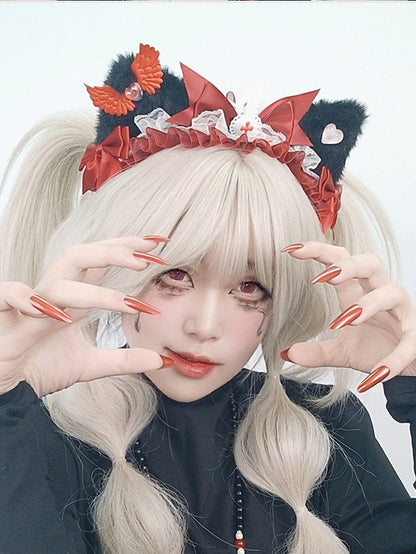 Ear Kitty Color 4 Kei Lace Options KC Trim Jirai Details Bowknot