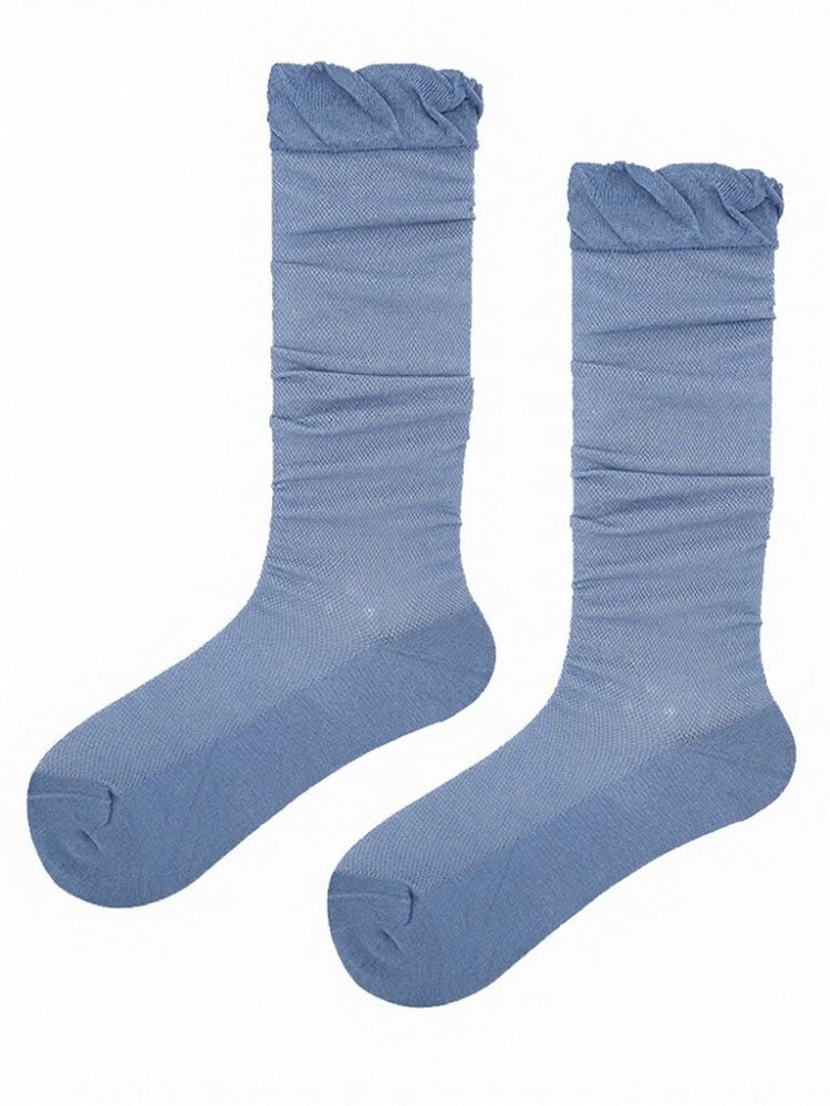 Minimalist Ruffled Calf Socks - ModaSwings