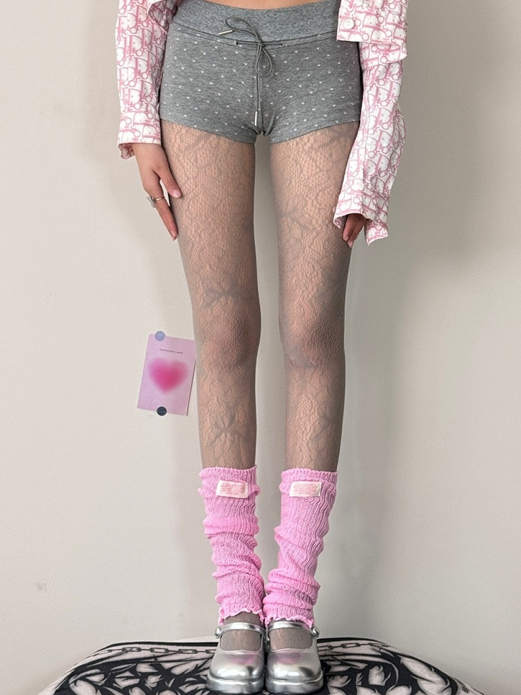 Y2K Options Tights Design Color Butterfly 7 Hollow-out