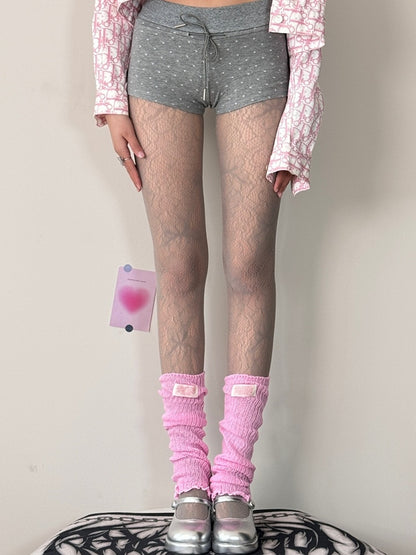 Y2K Options Tights Design Color Butterfly 7 Hollow-out