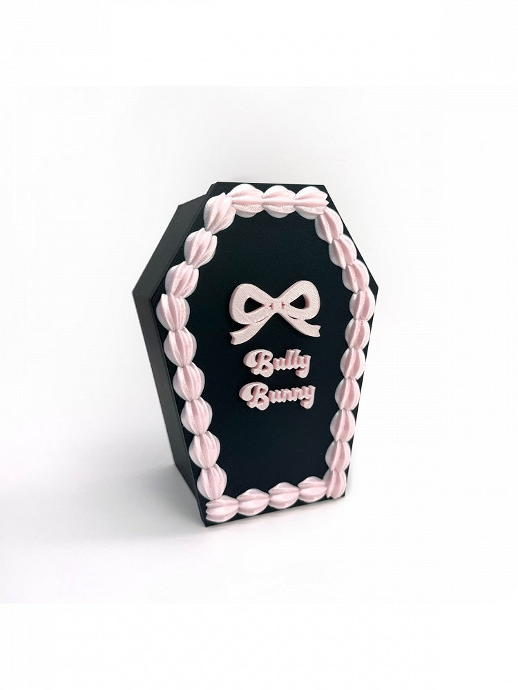Kawaii 3D Printed Box with Bowknot Accent - Bully Bunny