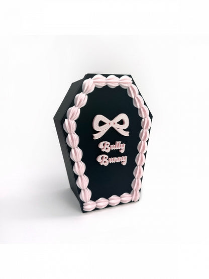 Kawaii 3D Printed Box with Bowknot Accent - Bully Bunny