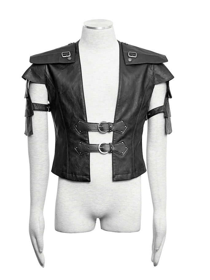 Warrior Short Jacket Black Armor