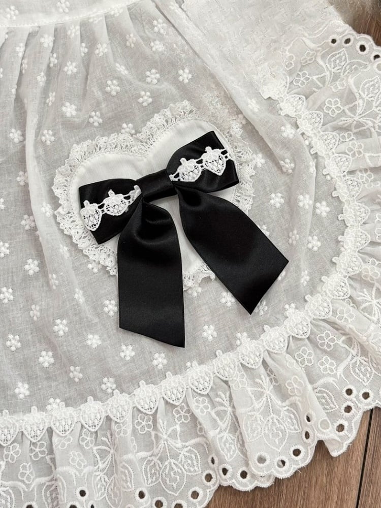 6つのオプションの蝶結びカラーブローチデザインイチゴ