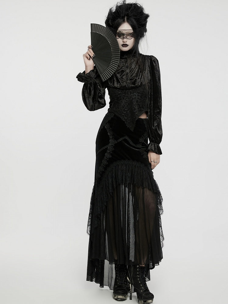 Shirt Goth Retro Black
