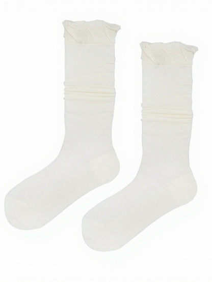 Minimalist Ruffled Calf Socks - ModaSwings
