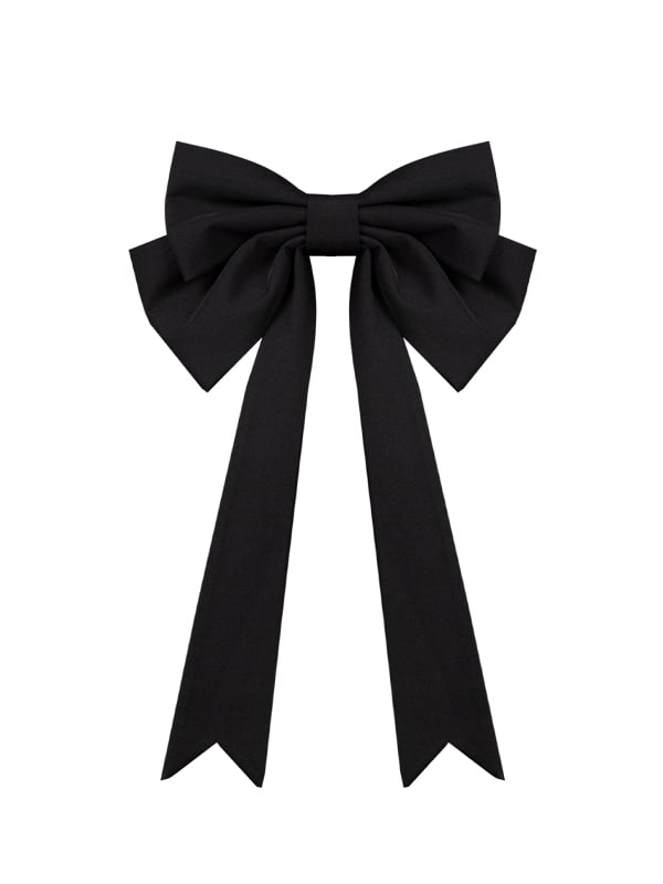 Big Green / Pink Blue Gray Bow Black