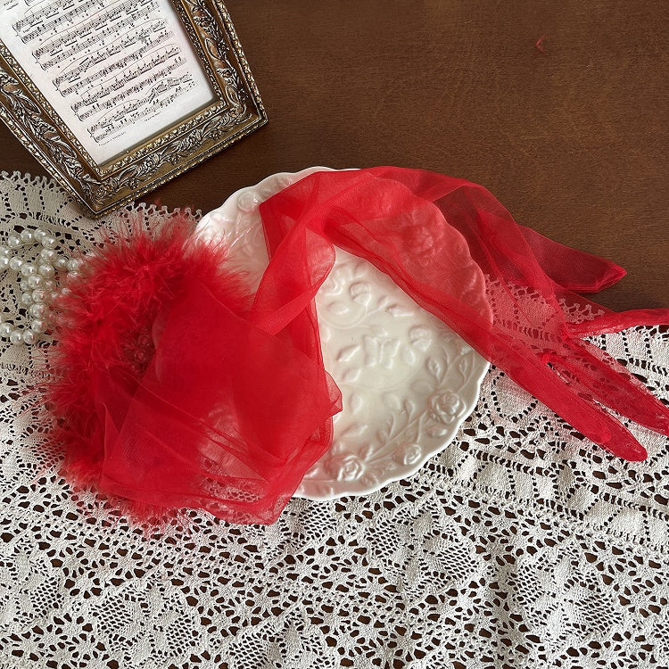 Handschuhe Optionen Shaggy 9 Tüll Manschetten Farbe