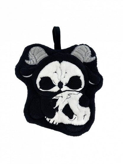 Reaper Grim Towel Hand Gothic and Black White