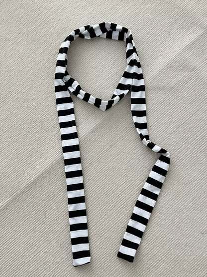 Colors Striped Scarf Thin 4 -
