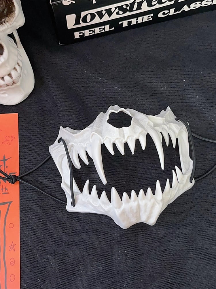 ハロウィンパーティー用出っ歯パンクマスク