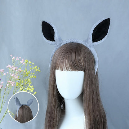 Faux 4 Ear Lolita KC Horse Fur Cute Colors