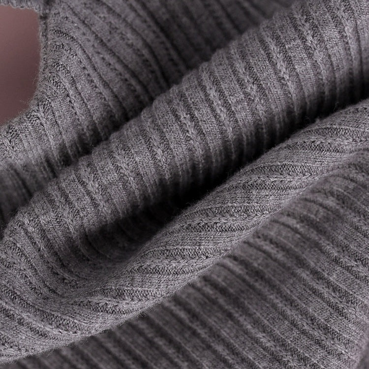 Gray Off-Shoulder Long-Sleeve Top with Big Bow Detail - serendipity
