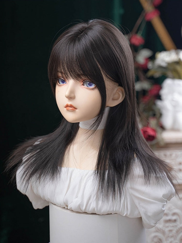 エアレングス ブラック ウィッグ ストレート（前髪54cm）