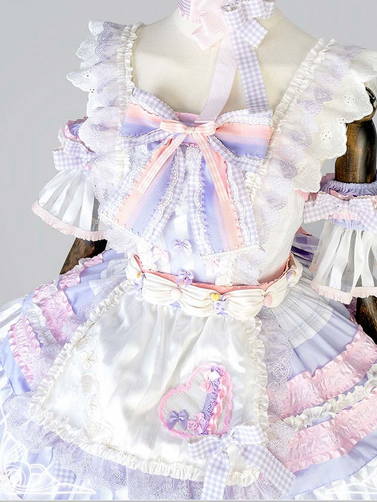 Belt Cream Lolita Waist Dessert Sweet Apron