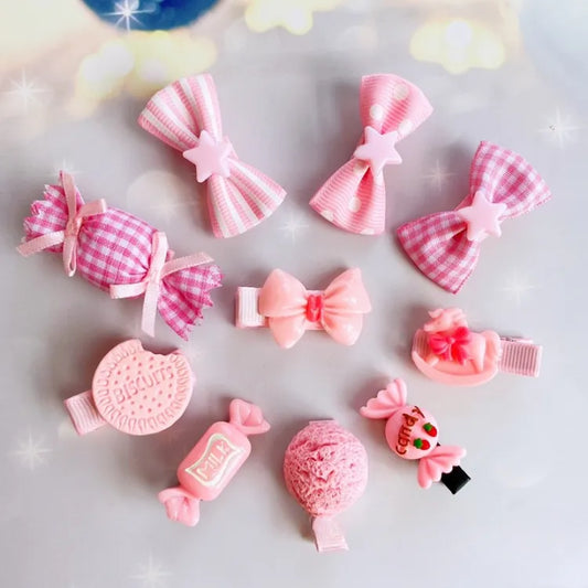Decora Set Pink Kei Candy Clearance Hairclips -