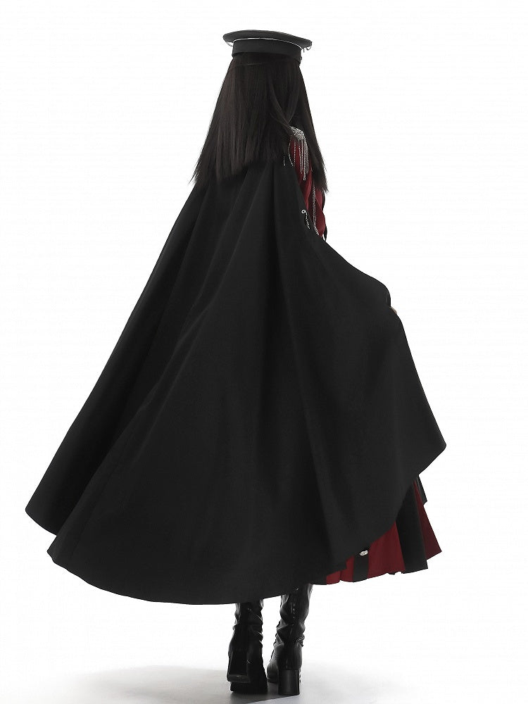 Umhang All Military Lolita Schwarz