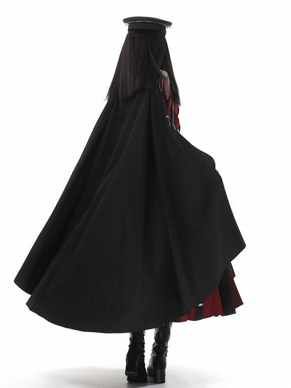 ケープ オールミリタリー ロリータ ブラック