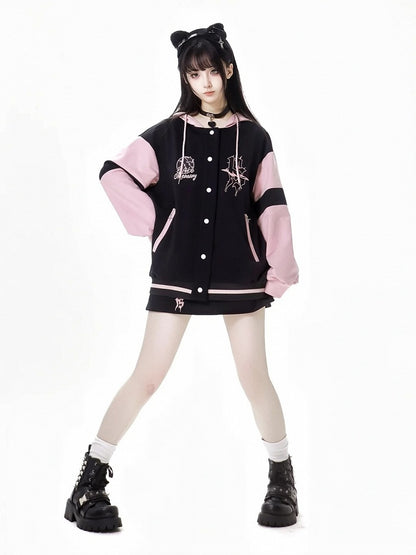 黒の刺繍スカート