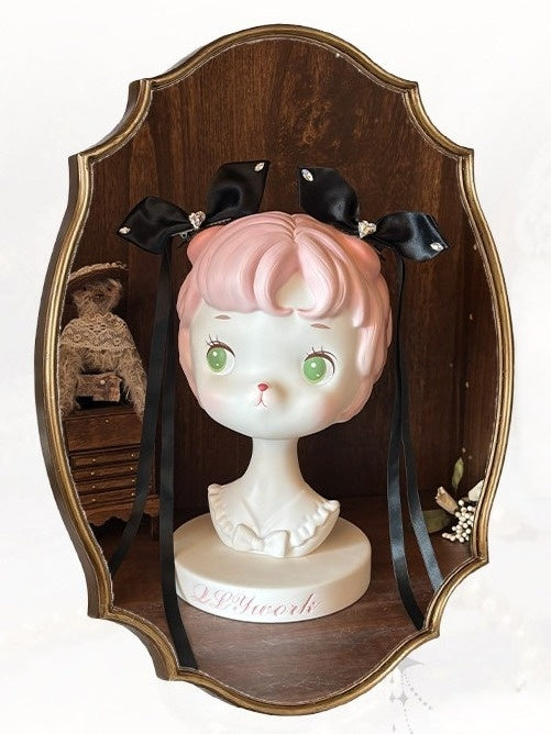 Rhinestone Bow Hair Clip for Lolita - Sweetheart Macaron Lolita