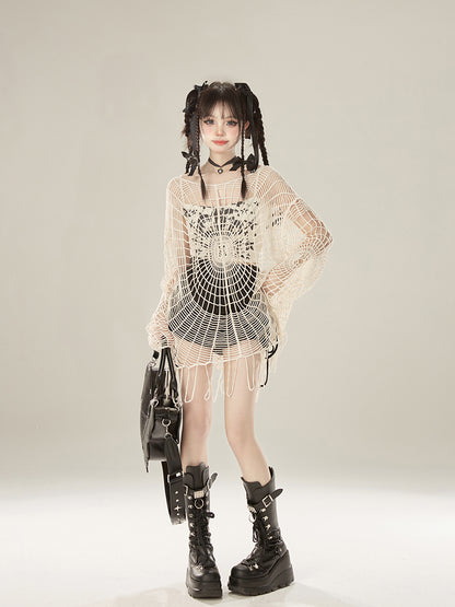 Lace-Ups Side Shorts Fly Crisscross with Button Black Summer