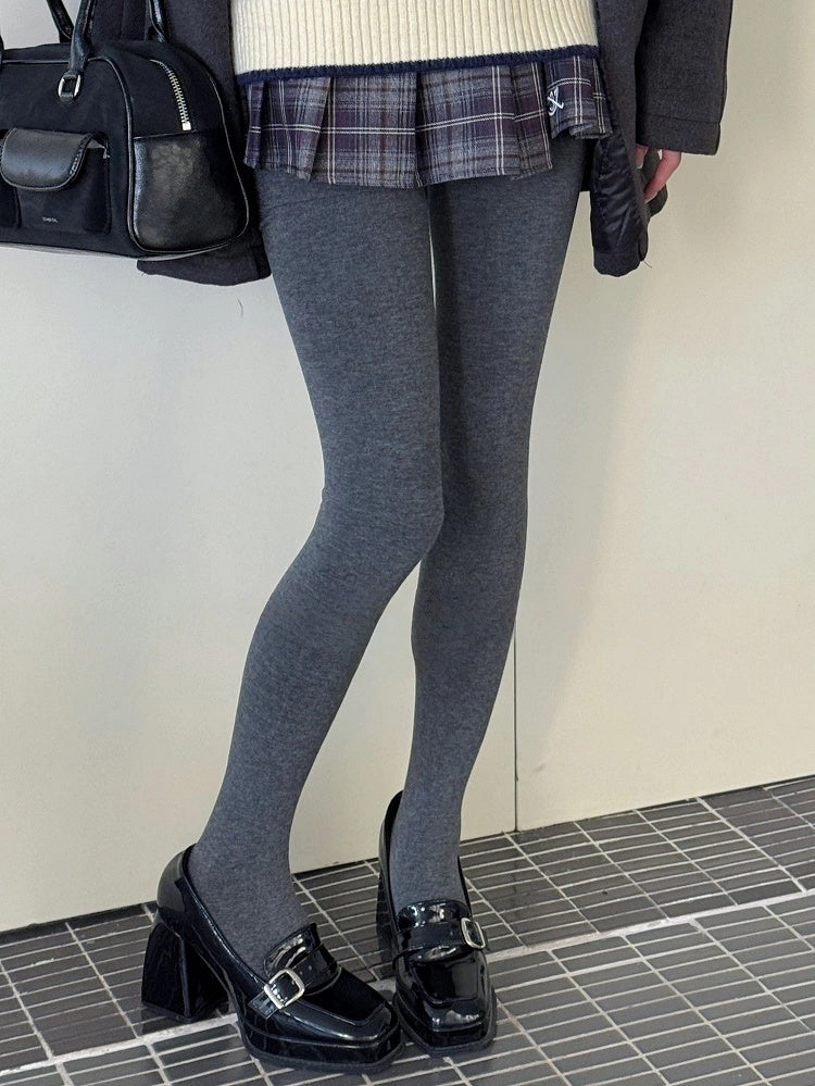 200g Pantyhose Fleece-Lined Solid