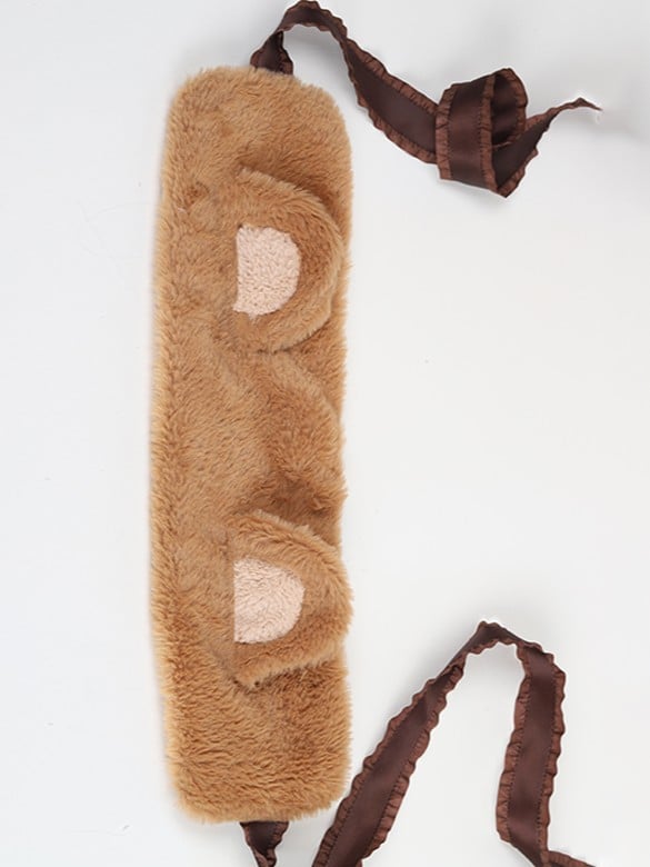 Cute Ear Furry Earmuffs Lolita Bear