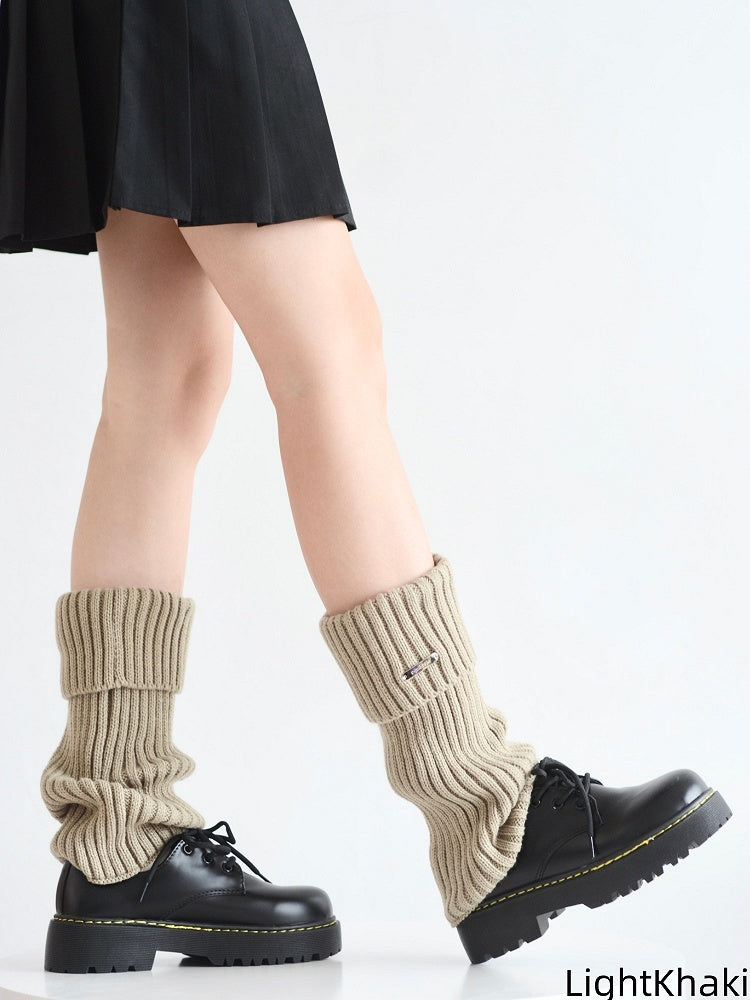 Metal Colors with 6 Warmers Knitted Logo Leg