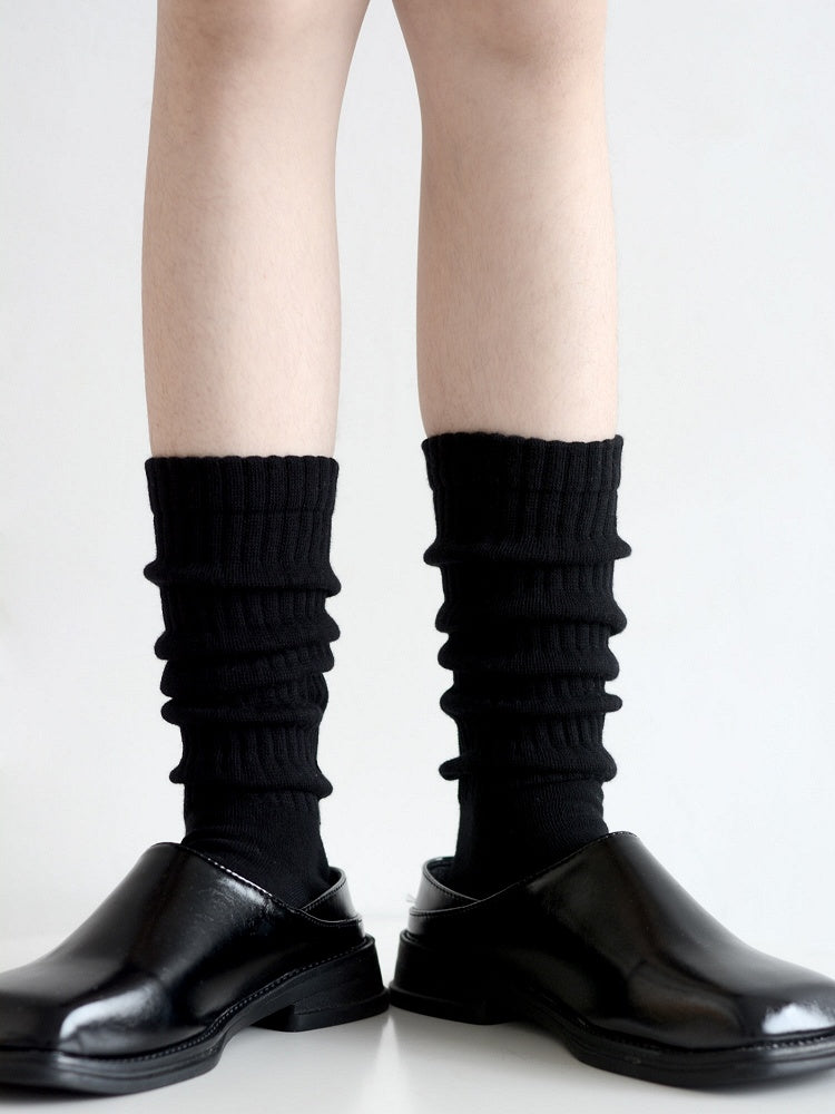 Colors Color Socks Calf Minimalist Solid 6 Loose