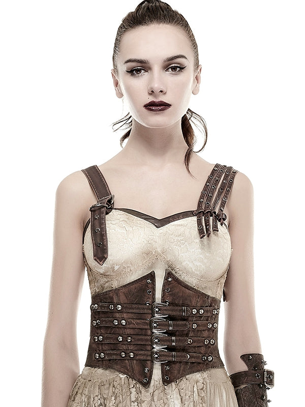 Steampunk Buckle Loops Coffee Girdle