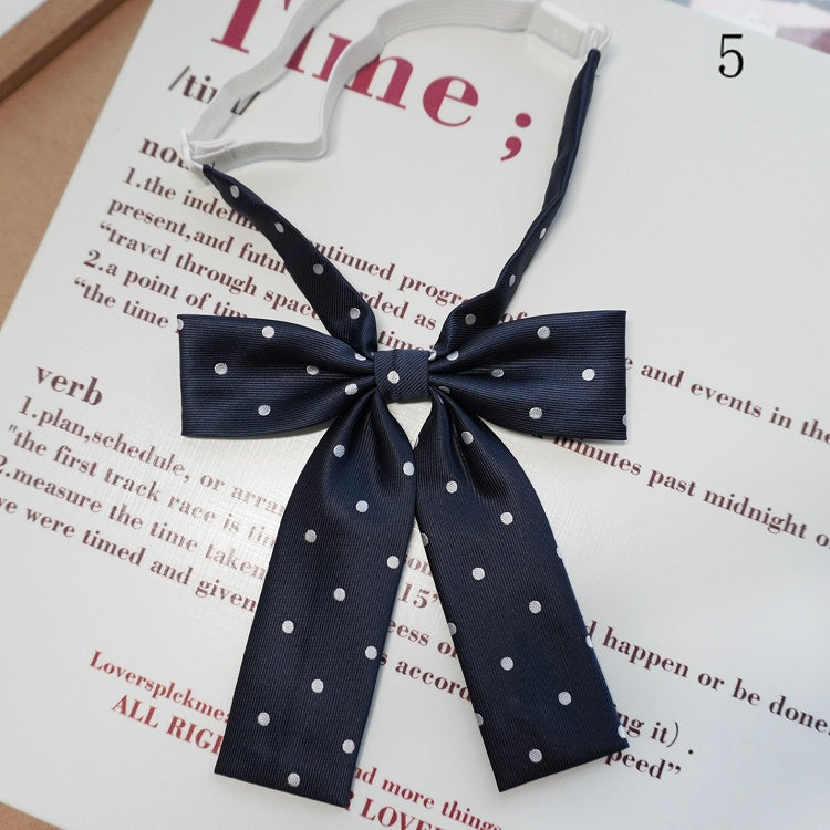 Tie 12 Polka-dot Bow Pattern Options